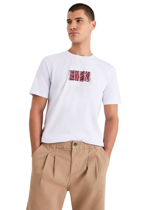 CAMISETA NAUTICA PARA CABALLERO COLOR BLANCO