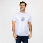 CAMISETA NAUTICA PARA CABALLERO COLOR BLANCO