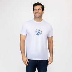CAMISETA NAUTICA PARA CABALLERO COLOR BLANCO