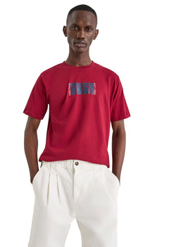 CAMISETA NAUTICA PARA CABALLERO COLOR ROJO