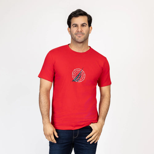 CAMISETA NAUTICA PARA CABALLERO COLOR ROJO