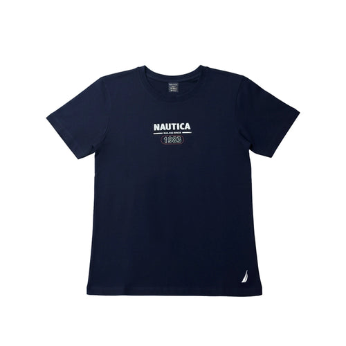 CAMISETA NAUTICA PARA NIÑO COLOR AZUL