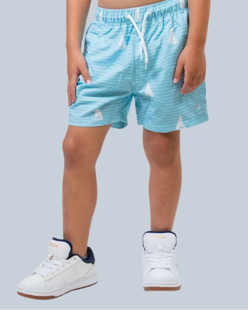 PANTALONETA DE BAÑO NAUTICA PARA NIÑO COLOR AZUL
