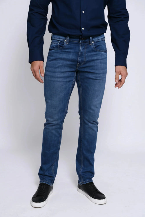 NAUTICA PANTALON DE MEZCLILLA DE HOMBRE AZUL 3629L32-14MS
