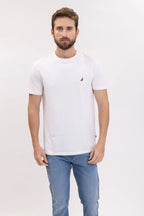 NAUTICA T-SHIRT M/C DE HOMBRE BLANCO 41050V-1BW