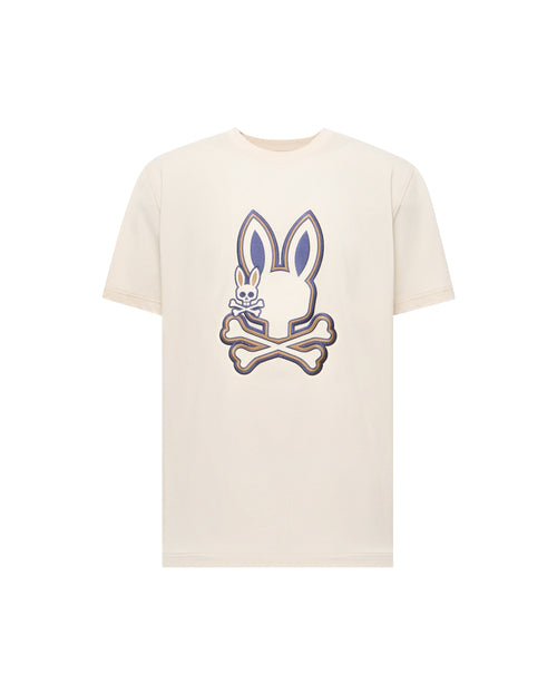 psycho bunny camiseta hombre fantasia beige