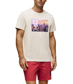 psycho bunny camiseta hombre fantasia beige