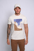 PSYCHO BUNNY CAMISETA HOMBRE FANTASIA BEIGE