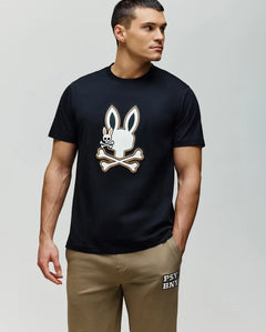 psycho bunny camiseta hombre fantasia negro
