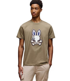 psycho bunny camiseta hombre fantasia verde