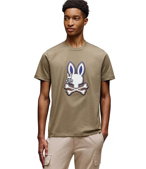 psycho bunny camiseta hombre fantasia verde