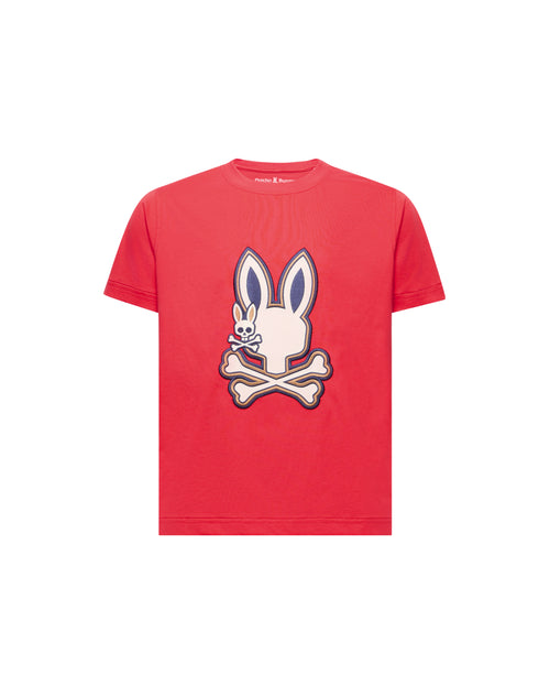 psycho bunny camiseta niño fantasia rojo