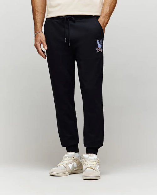 psycho bunny pantalon hombre deportivo negro