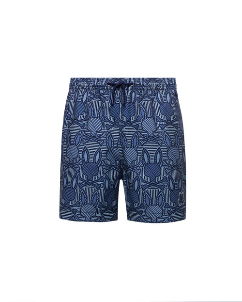 psycho bunny pantaloneta de baño niño fantasia morado