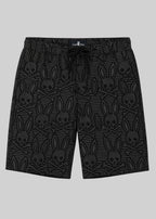 psycho bunny pantaloneta de baño niño fantasia negro