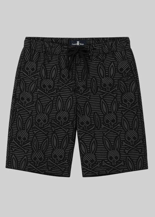 psycho bunny pantaloneta de baño niño fantasia negro