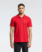 psycho bunny polo manga corta hombre clasica rojo