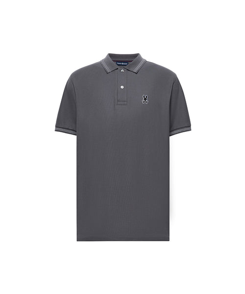 psycho bunny polo manga corta hombre fantasia gris