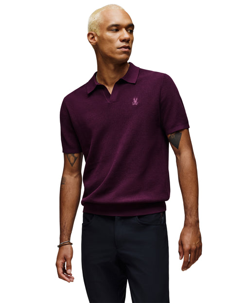 psycho bunny polo manga corta hombre fantasia morado