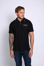 PSYCHO BUNNY POLO MANGA CORTA HOMBRE FANTASIA NEGRO