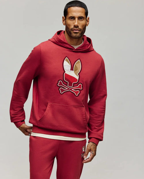 psycho bunny sudadera hombre fantasia rojo