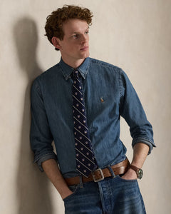 CAMISA M/L RALPH LAUREN HOMBRE DENIM 710792043001