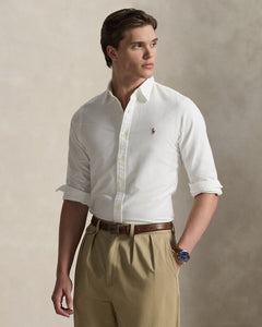 CAMISA M/L RALPH LAUREN HOMBRE BSR WHITE 710549084006