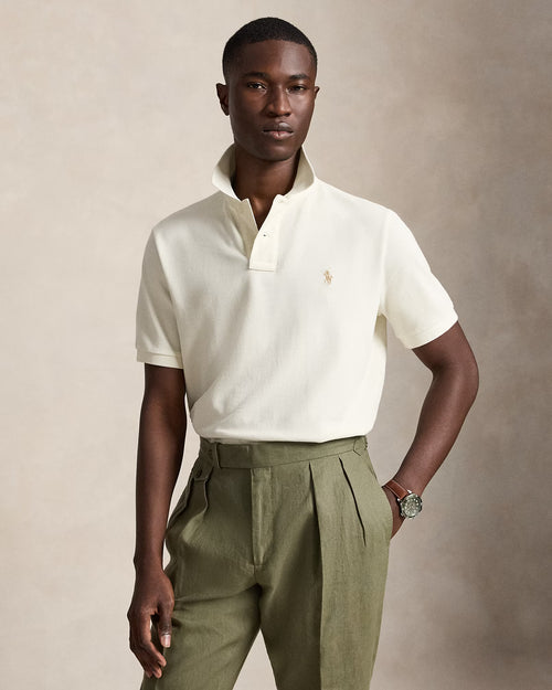 CAMISA POLO M/C RALPH LAUREN HOMBRE PARCHMENT CREAM/C8634 710680784372