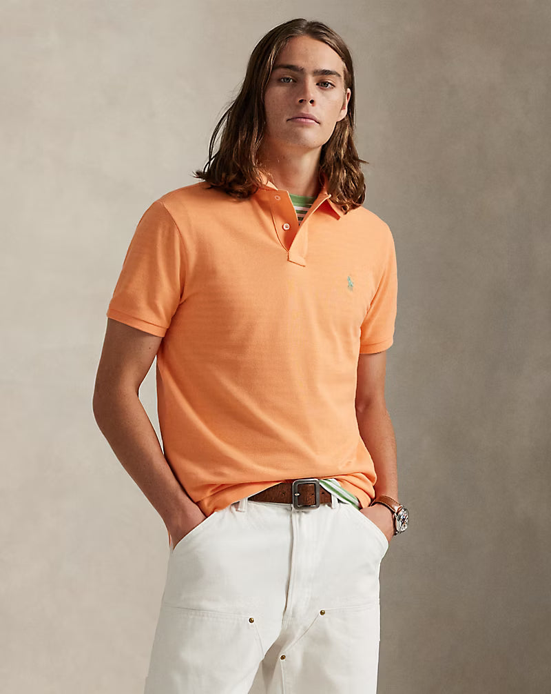 CAMISA POLO M/C RALPH LAUREN HOMBRE POMPANO ORANGE/C5566 710680784465