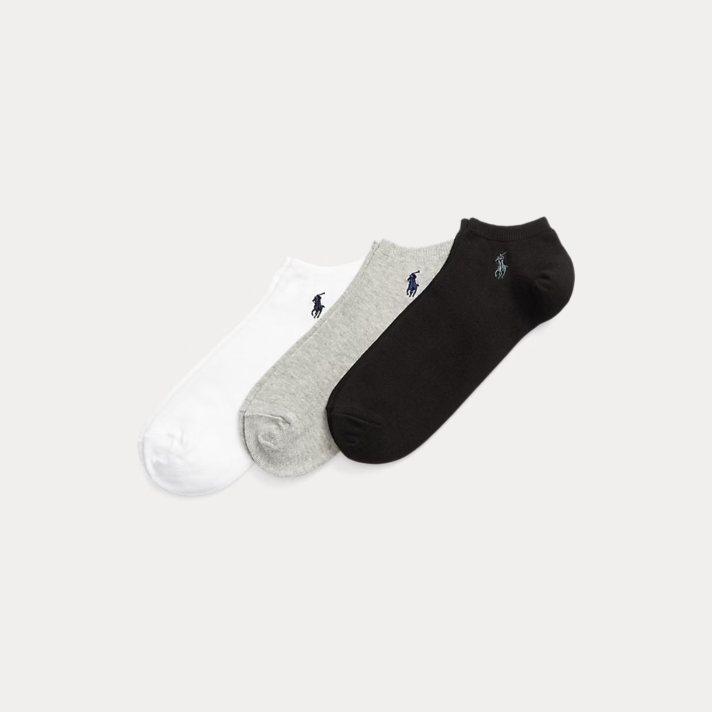 MEDIAS RALPH LAUREN HOMBRE BLACK/GREY/WHITE 449655213005