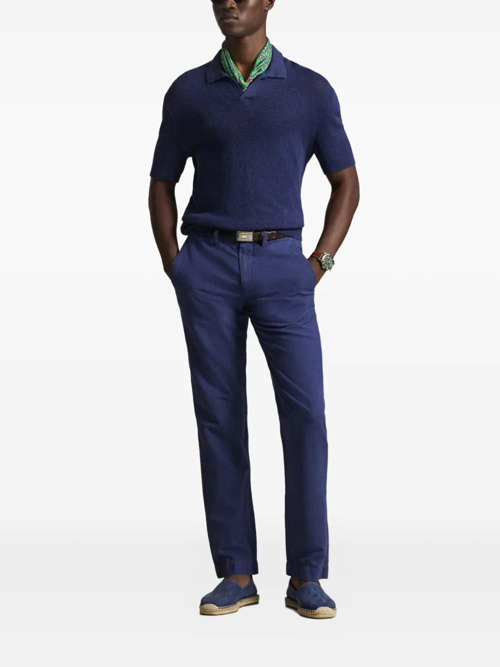 PANTALON LARGO RALPH LAUREN HOMBRE NEW CLASSIC NAVY 710901796022