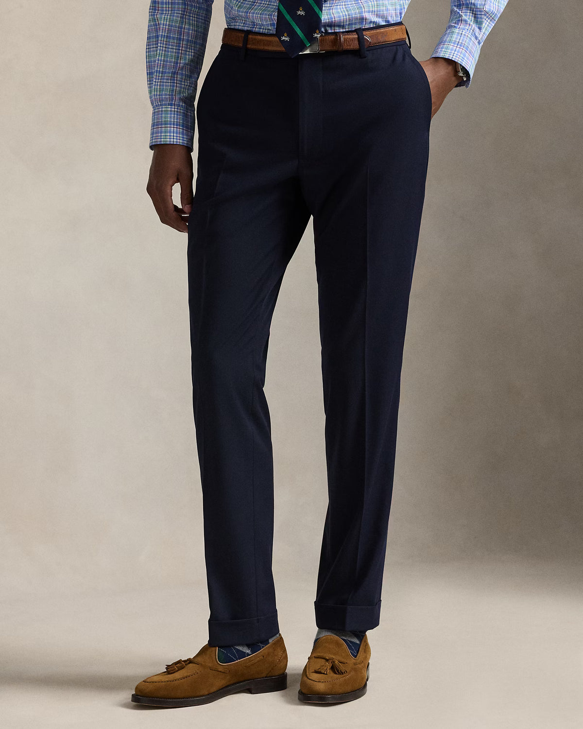 PANTALON LARGO RALPH LAUREN HOMBRE NAVY 715920214003