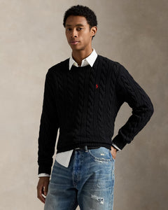 SUETER RALPH LAUREN HOMBRE POLO BLACK 710775885012
