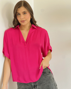 BLUSA PRIMIA NASSER FUCSIA