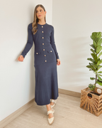 VESTIDO PRIMIA Vestido SANDRO AZUL