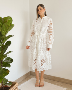 VESTIDO PRIMIA YAMILA BLANCO BLANCO