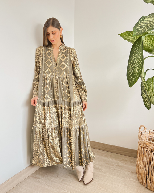 VESTIDO PRIMIA FRESALIA OLIVA