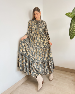 VESTIDO PRIMIA P.011 GRIS