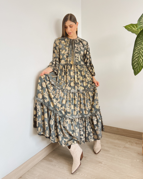 VESTIDO PRIMIA P.011 GRIS