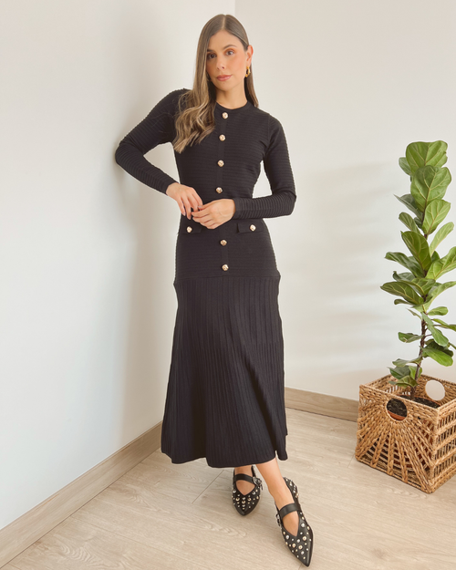 VESTIDO PRIMIA Vestido SANDRO NEGRO