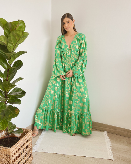 VESTIDO PRIMIA P.010 VERDE
