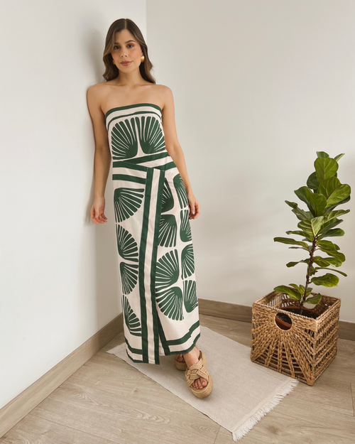 VESTIDO PRIMIA TULUM VERDE VERDE