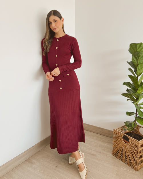VESTIDO PRIMIA Vestido SANDRO VINO
