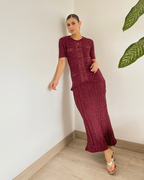 VESTIDO PRIMIA T.212 VINO