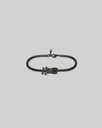 PSYCHO BUNNY BRAZALETE DE ACERO PARA CABALLERO ACCESORIO HOMBRE NEGRO