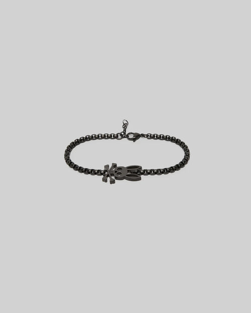 PSYCHO BUNNY BRAZALETE DE ACERO PARA CABALLERO ACCESORIO HOMBRE NEGRO