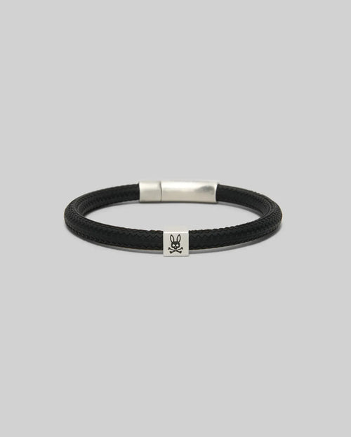 PSYCHO BUNNY BRAZALETE DE SILICONA PARA CABALLERO ACCESORIO HOMBRE NEGRO