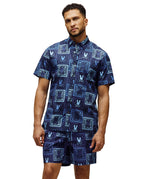 PSYCHO BUNNY CAMISAS HOMBRE AZUL