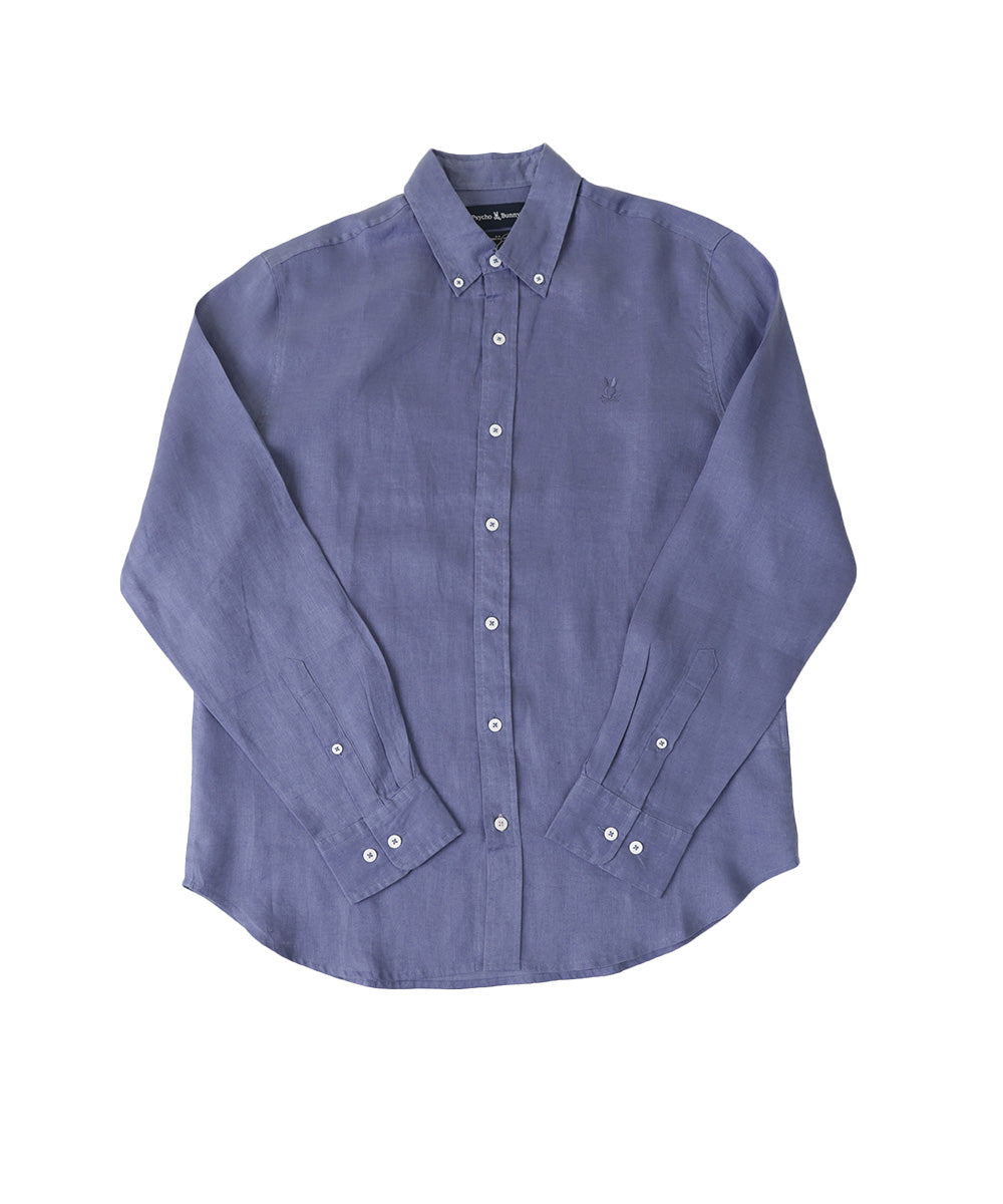 PSYCHO BUNNY CAMISAS HOMBRE AZUL