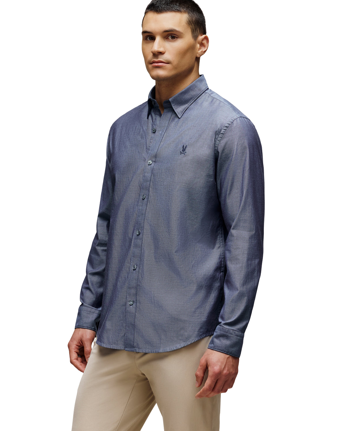 PSYCHO BUNNY CAMISAS HOMBRE AZUL
